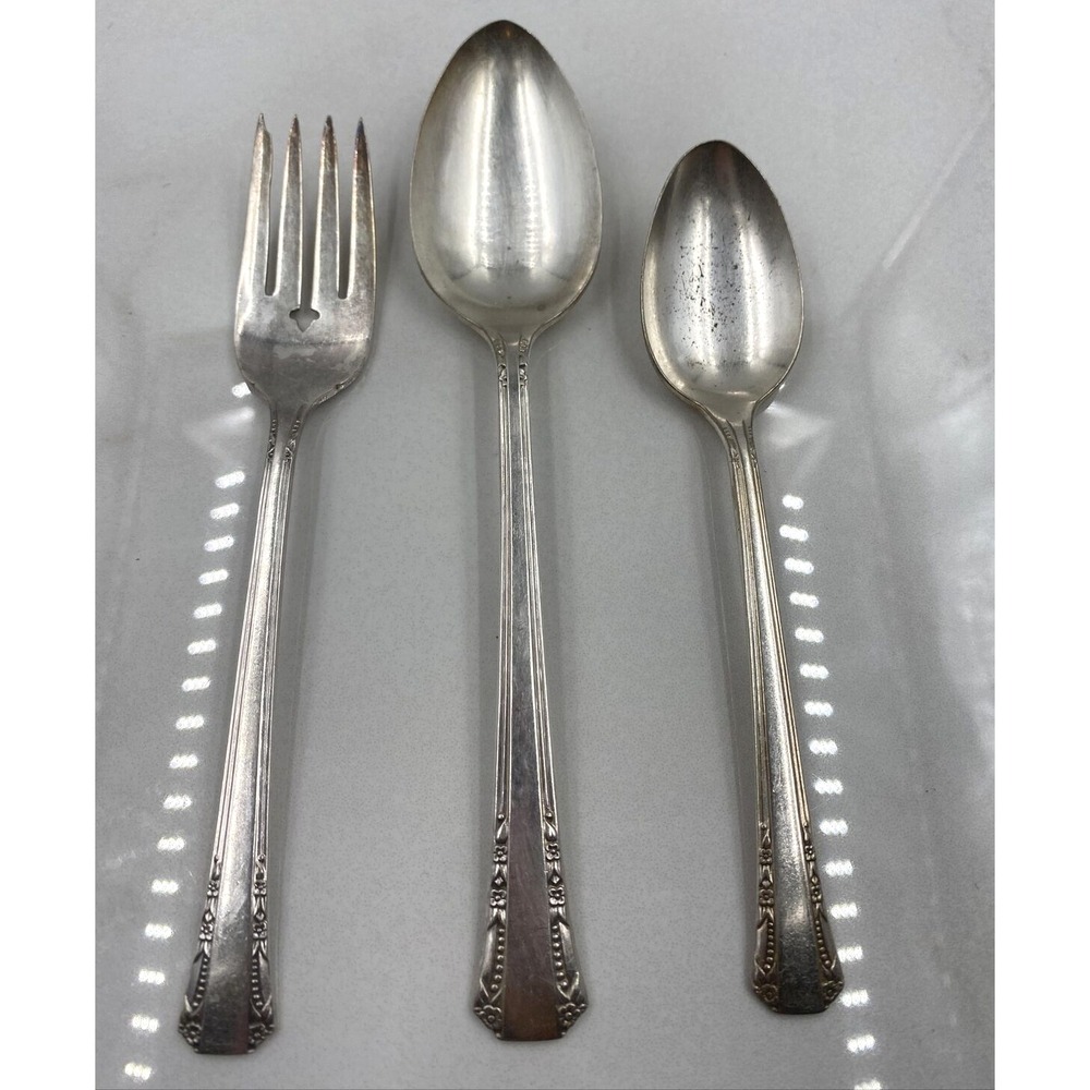 Rogers Oneida LTD Flatware Silverplate Silverware Del Mar 1881 Fork Spoons